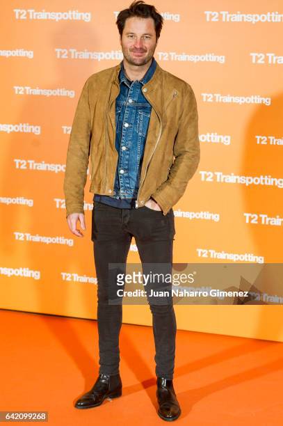 Fernando Andina attends 'T2 Trainspotting' premiere at Sony Pictures building on February 16, 2017 in Madrid, Spain.