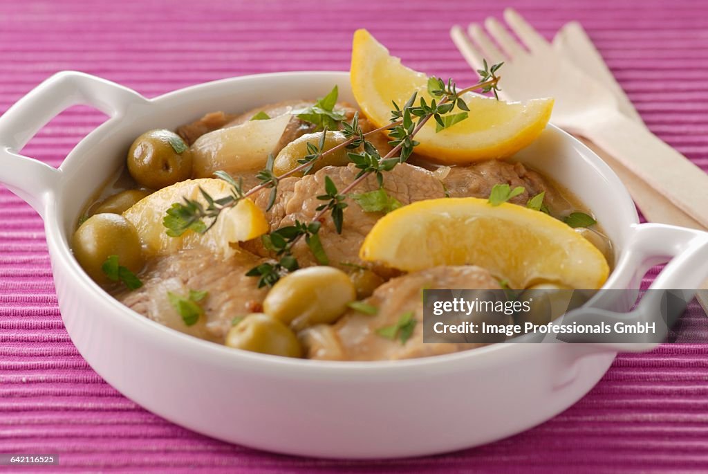 Mediterranean veal stew
