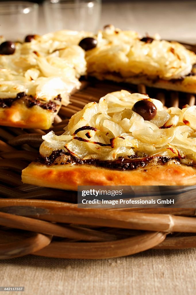 Pissaladire with olive paste