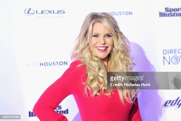 Christie Brinkley attends Sports Illustrated Swimsuit 2017 NYC launch event at Center415 Event Space on February 16, 2017 in New York City.