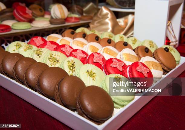 Assorted desserts on display at the 89th Annual Academy Awards - Governors Ball Preview at the Grand Ballroom at Hollywood & Highland Center on...