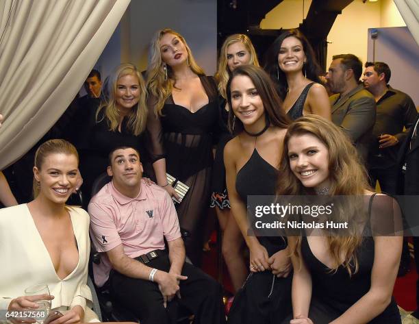 Hailey Clauson, MJ Day, Hannah McGrady, Kate Upton, Aly Raisman, Anne de Paula, and McKenna Berkley attend Sports Illustrated Swimsuit 2017 NYC...