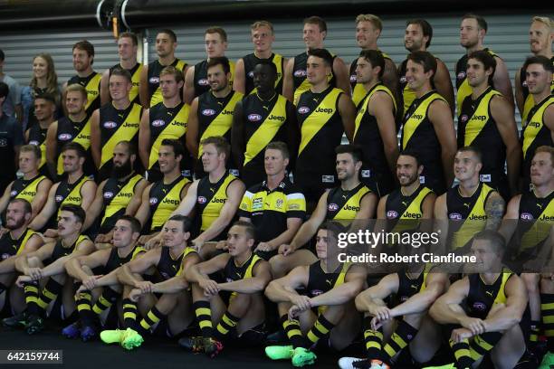 General view during the Richmond Tigers AFL Team Photo Day on February 17, 2017 at Punt Road Oval in Melbourne, Australia.