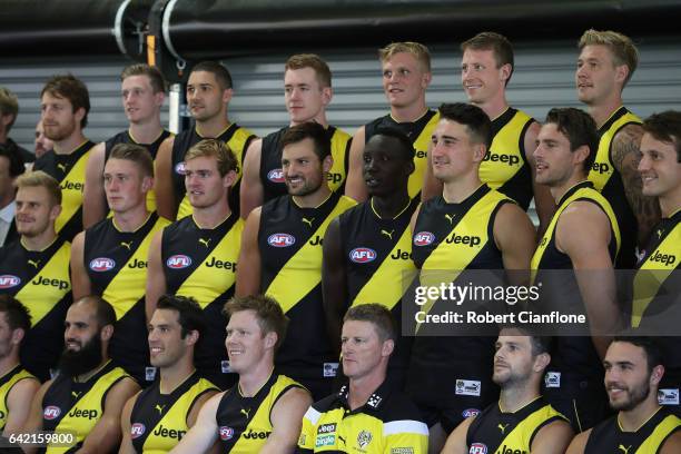 General view during the Richmond Tigers AFL Team Photo Day on February 17, 2017 at Punt Road Oval in Melbourne, Australia.