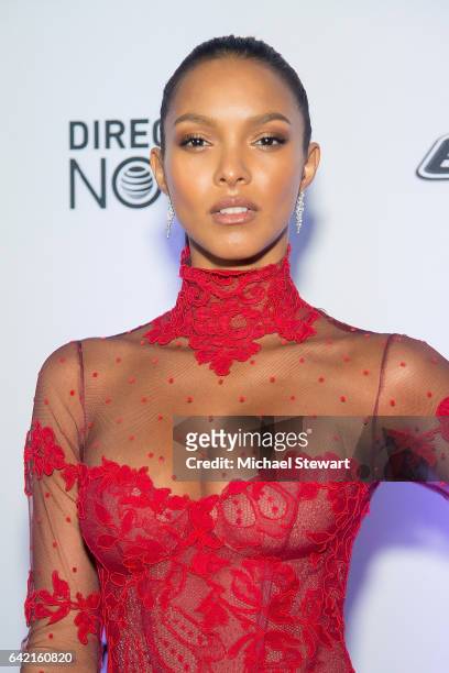 Model Lais Ribeiro attends the Sports Illustrated Swimsuit 2017 launch event at Center415 Event Space on February 16, 2017 in New York City.