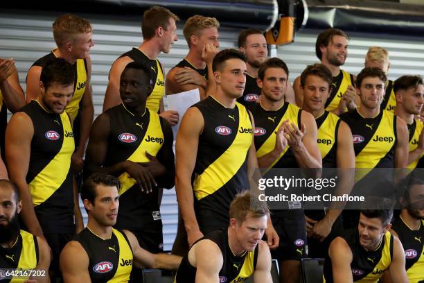 General view during the Richmond Tigers AFL Team Photo Day on February 17, 2017 at Punt Road Oval in Melbourne, Australia.