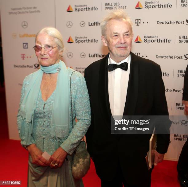 Walther Tröger and Almuth Tröger attend the German Sports Gala 'Ball des Sports 2017' on February 4, 2017 in Wiesbaden, Germany.