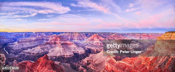 panoramic view of grand canyon national park,arizona,usa - grand canyon stock-fotos und bilder