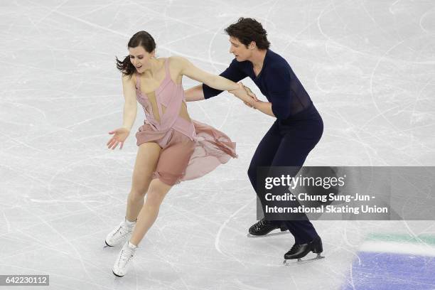 Tessa Virtue Scott Moir of Canada compete in the Ice Dance Free program during ISU Four Continents Figure Skating Championships - Gangneung -Test...