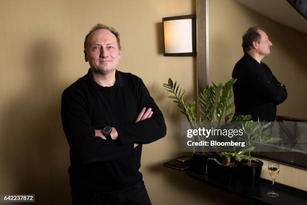 Philippe Kalmbach, chief executive officer of WSF Sicav Plc's Wine Source Fund, poses for a photograph in Paris, France, on Monday, Nov. 7, 2016. The...