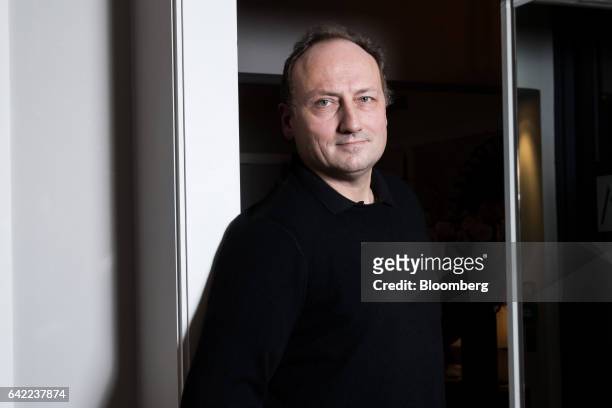 Philippe Kalmbach, chief executive officer of WSF Sicav Plc's Wine Source Fund, poses for a photograph in Paris, France, on Monday, Nov. 7, 2016. The...