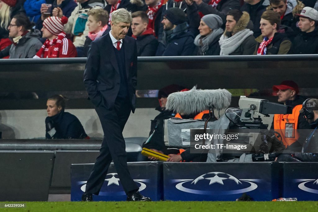 FC Bayern Muenchen v Arsenal FC - UEFA Champions League Round of 16: First Leg