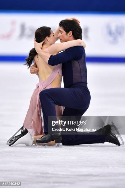 Tessa Virtue and Scott Moir of Canada compete in the Ice Dance Free Dance during ISU Four Continents Figure Skating Championships - Gangneung -Test...