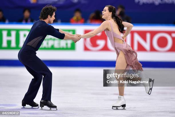 Tessa Virtue and Scott Moir of Canada compete in the Ice Dance Free Dance during ISU Four Continents Figure Skating Championships - Gangneung -Test...