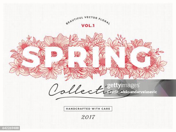 spring floral border - daisy border stock illustrations