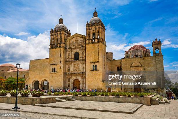 santo domingo de guzman temple in oaxaca - oaxaca foto e immagini stock