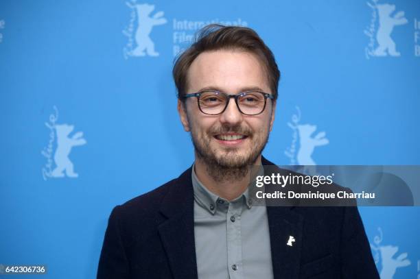 Director Calin Peter Netzer attends the 'Ana, mon amour' photo call during the 67th Berlinale International Film Festival Berlin at Grand Hyatt Hotel...