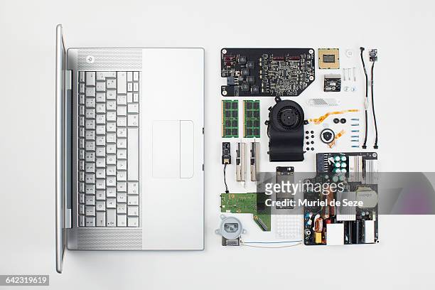 computer and parts - computerteil stock-fotos und bilder