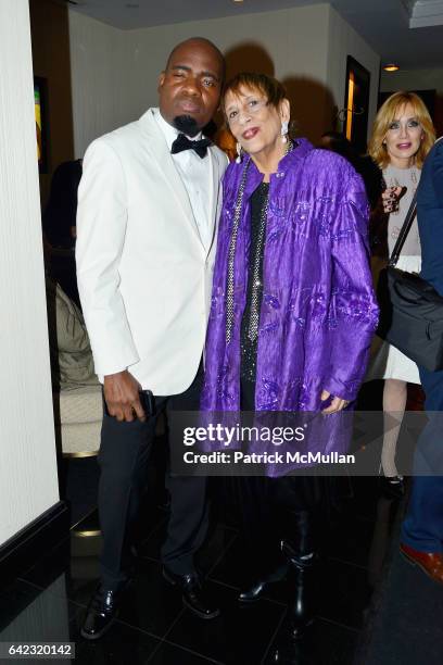 Eric Sutton and Lucia Kaiser attends the Tahor Group Presents Inbal Dror and Madame Paulette at Madame Paulette on February 16, 2017 in New York City.