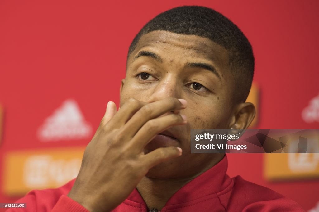 Dutch Eredivisie"Press presentation David Neres"