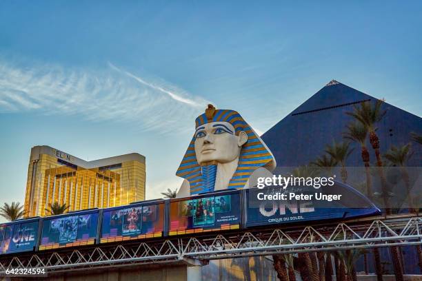 the city of las vegas,nevada,usa - las vegas pyramid hotel stock pictures, royalty-free photos & images