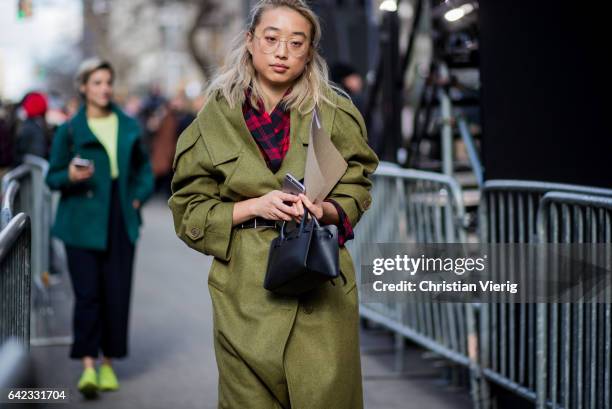 Outside Marc Jacobs on February 16, 2017 in New York City.