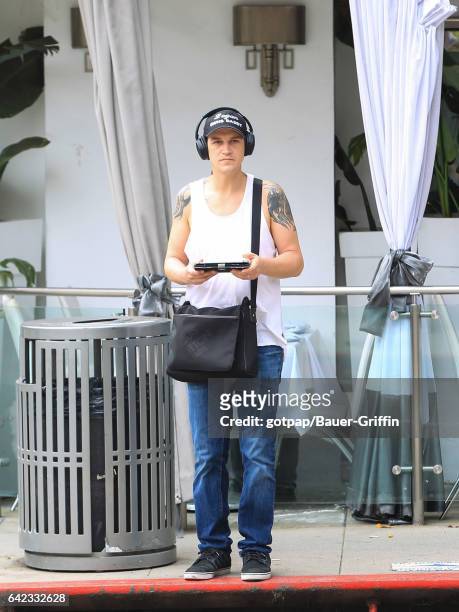 Jason Mewes is seen on February 16, 2017 in Los Angeles, California.