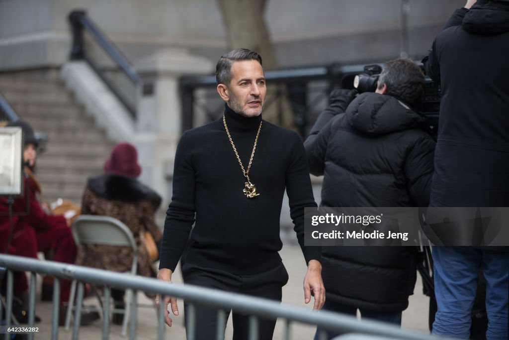 Street Style - New York Fashion Week February 2017 - Day 1