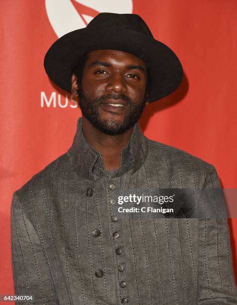 Musician Gary Clark Jr. Attends MusiCares Person of the Year honoring Tom Petty at the Los Angeles Convention Center on February 10, 2017 in Los...