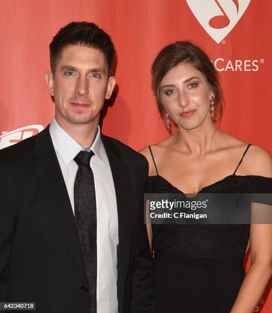 Christian Riley and Emily Iskra attend MusiCares Person of the Year honoring Tom Petty at the Los Angeles Convention Center on February 10, 2017 in...