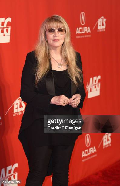 Singer Stevie Nicks of Fleetwood Mac attends MusiCares Person of the Year honoring Tom Petty at the Los Angeles Convention Center on February 10,...