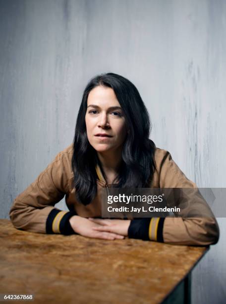 Actress Abbi Jacobson, from the film, "Person to Person," is photographed at the 2017 Sundance Film Festival for Los Angeles Times on January 20,...