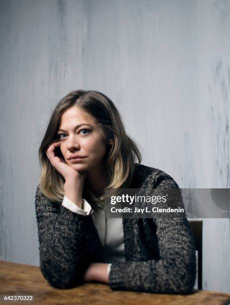 Actress Analeigh Tipton, from the film Golden Exits, is photographed at the 2017 Sundance Film Festival for Los Angeles Times on January 22, 2017 in...