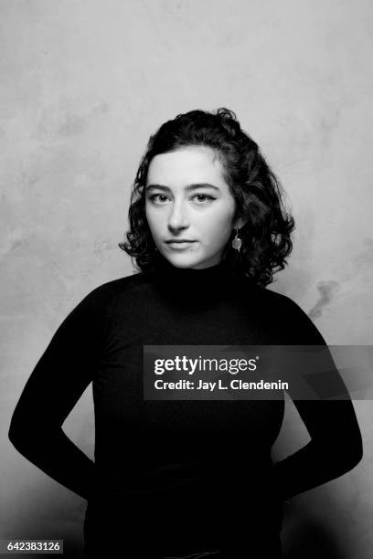 Actress Abby Quinn, from the film Landline, is photographed at the 2017 Sundance Film Festival for Los Angeles Times on January 23, 2017 in Park...