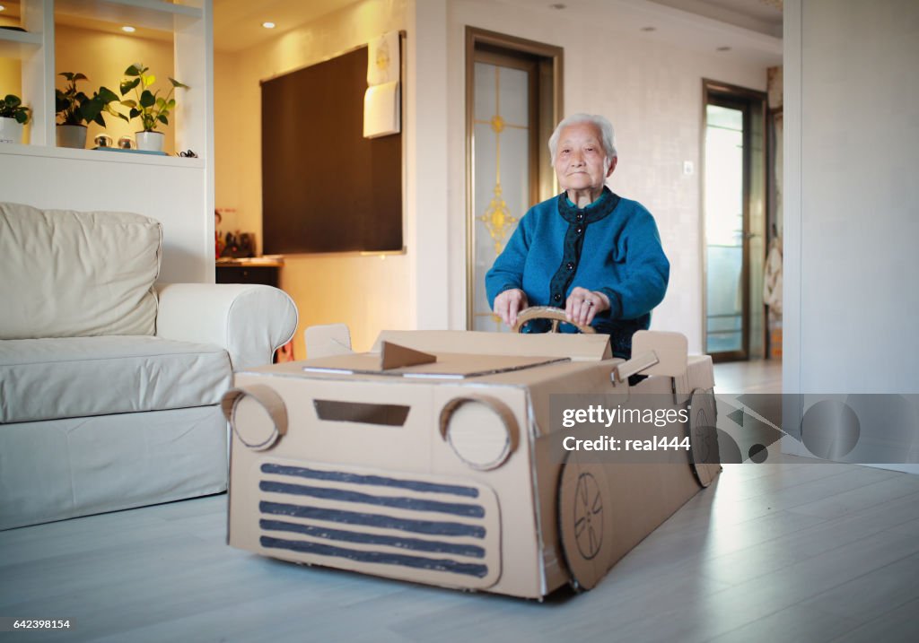 Cardboard car