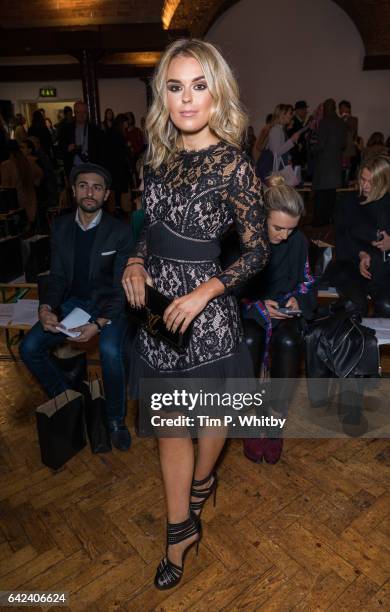 Tallia Storm attends the PPQ show during London Fashion Week February 2017 collections at Crypt on the Green on February 17, 2017 in London, England.