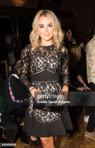 Talia Storm attends the PPQ show during the London Fashion Week February 2017 collections on February 17, 2017 in London, England.