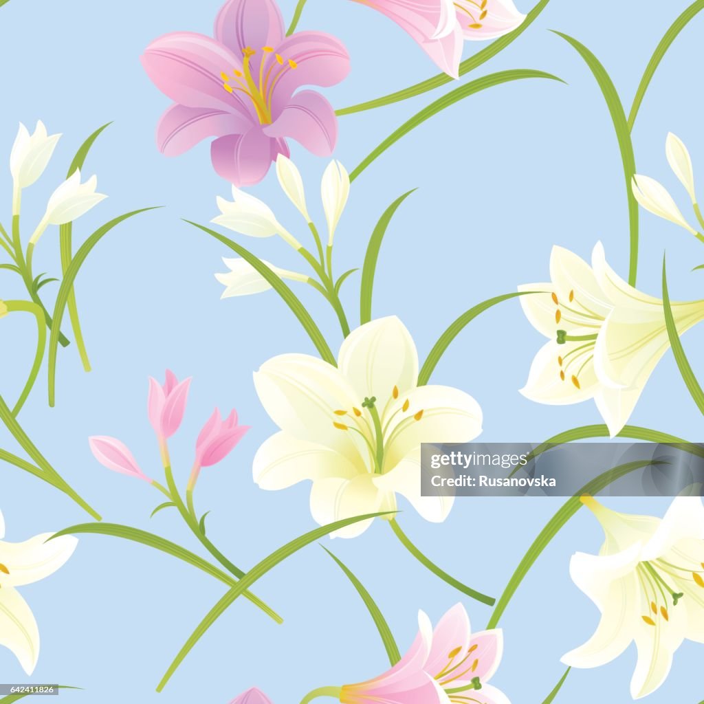 White and Pink Pattern