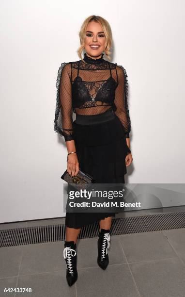 Tallia Storm attends the British Fashion Council Fashion Film x River Island film screening and cocktail party at The Serpentine Sackler Gallery on...