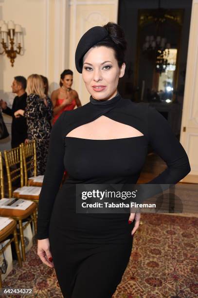 Immodesty Blaize attends Zeynep Kartal the show during the London Fashion Week February 2017 collections on February 17, 2017 in London, England.