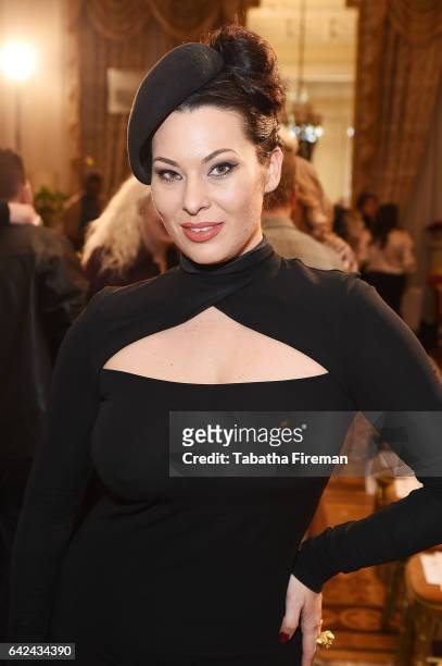 Immodesty Blaize attends Zeynep Kartal the show during the London Fashion Week February 2017 collections on February 17, 2017 in London, England.