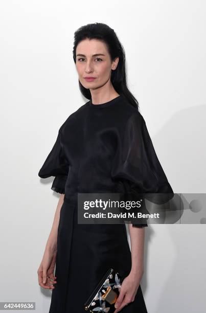 Erin O'Connor attends the British Fashion Council Fashion Film x River Island film screening and cocktail party at The Serpentine Sackler Gallery on...