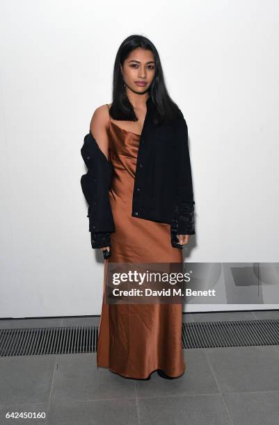 Vanessa White attends the British Fashion Council Fashion Film x River Island film screening and cocktail party at The Serpentine Sackler Gallery on...