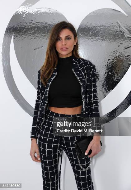 Misse Beqiri attends the Charlotte Simone presentation during the London Fashion Week February 2017 collections at The Vinyl Factory on February 17,...