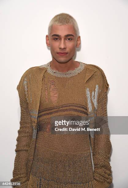 Kyle De'volle attends the British Fashion Council Fashion Film x River Island film screening and cocktail party at The Serpentine Sackler Gallery on...