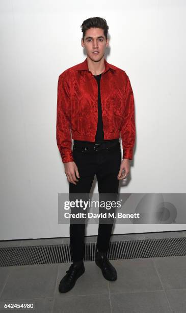 Attends the British Fashion Council Fashion Film x River Island film screening and cocktail party at The Serpentine Sackler Gallery on February 17,...