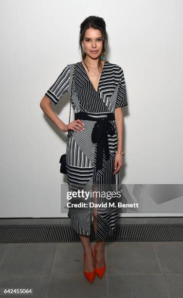 Sarah Ann Macklin attends the British Fashion Council Fashion Film x River Island film screening and cocktail party at The Serpentine Sackler Gallery...