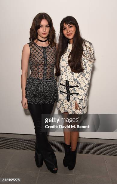 Sai Bennett and Zara Martin attend the British Fashion Council Fashion Film x River Island film screening and cocktail party at The Serpentine...
