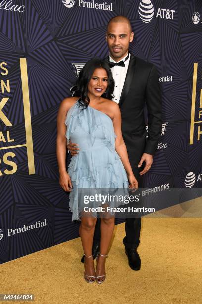 Actor Nia Long and Ime Udoka attend BET Presents the American Black Film Festival Honors on February 17, 2017 in Beverly Hills, California.