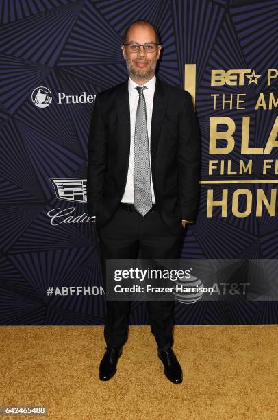 Executive producer Jesse Collins attends BET Presents the American Black Film Festival Honors on February 17, 2017 in Beverly Hills, California.